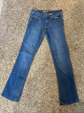 Paris Blues Women's Straight-Leg Jeans in Medium Blue